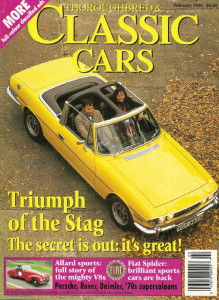 THOROUGHBRED & CLASSIC CARS 1996 FEB - FIAT DUEL, KR200, ALLARDS, 935-911 TEST